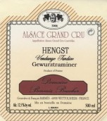 巴爾梅布徹亨斯特遲摘瓊瑤漿白葡萄酒(Domaine Barmes-Buecher Gewurztraminer Hengst Vendanges Tardives, Alsace Grand Cru, France)