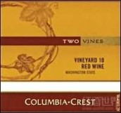 哥倫比亞山峰十號(hào)園混釀干紅葡萄酒(Columbia Crest Two Vines Vineyard 10 Red, Washington, USA)