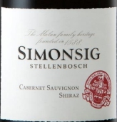 詩夢(mèng)得酒莊赤霞珠-設(shè)拉子紅葡萄酒(Simonsig Cabernet Sauvignon Shiraz, Stellenbosch, South Africa)