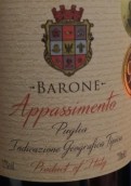 雙獅男爵酒莊普利亞枯藤紅葡萄酒(Barone due Leoni Appassimento Puglia Rosso, Puglia, Italy)