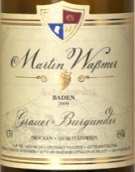 馬丁沃斯曼酒莊灰皮諾干白葡萄酒(Weingut Martin Wassmer Grauer Burgunder QbA Trocken, Baden, Germany)