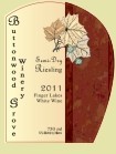 格魯夫半干型雷司令白葡萄酒(Buttonwood Grove Semi Dry Riesling, Finger Lakes, USA)