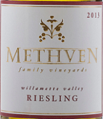 梅斯文家族雷司令干白葡萄酒(Methven Family Vineyards Riesling, Willamette Valley, USA)