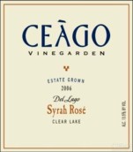 西阿喬拉戈西拉桃紅葡萄酒(Ceago Vinegarden Del Lago Syrah Rose, Clear Lake, USA)