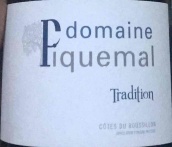 匹克曼家族傳統(tǒng)紅葡萄酒(Domaine Piquemal Tradition, Cotes du Roussillon, France)