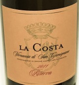 皮耶特拉菲塔酒庄拉克斯塔珍藏维奈西卡白葡萄酒(Pietrafitta La Costa Riserva Vernaccia di San Gimignano DOCG, Tuscany, Italy)