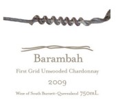 巴拉巴赫第一柵霞多麗干白葡萄酒（未經(jīng)橡木桶）(Barambah First Grid Unwooded Chardonnay, South Burnett, Australia)