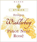 施蒂格勒依瑞恩溫克樂(lè)堡黑皮諾干型桃紅小房酒(Weingut Stigler Ihringen Winklerberg Pinot Noir Rose Kabinett Trocken, Baden, Germany)