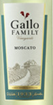 嘉露家族園莫斯卡托甜白葡萄酒(Gallo Family Vineyards Moscato, California, USA)