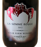 螃蟹酒莊拉索瑪羅吉混釀紅葡萄酒(Crab Farm Winery La Somme Rouge, Hawke's Bay, New Zealand)