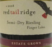 Red Tail Ridge Winery Estate Grown Semi Dry Riesling, Finger Lakes, USA