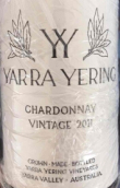 雅拉優(yōu)伶霞多麗干白葡萄酒(Yarra Yering Chardonnay, Yarra Valley, Australia)