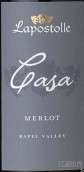 拉博丝特家园梅洛干红葡萄酒(Casa Lapostolle Casa Merlot, Rapel Valley, Chile)