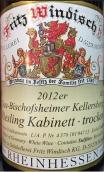 溫迪施酒莊高-比紹夫斯海姆雷司令珍藏干型葡萄酒(Weingut Fritz Windisch Gau-Bischofsheimer Kellersberg Riesling Kabinett Trocken, Rheinhessen, Germany)