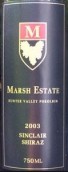 馬什辛克萊西拉干紅葡萄酒(Marsh Estate Sinclair Shiraz,Hunter,Australia)