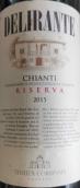 科比納亞酒莊德里蘭特基安帝珍藏紅葡萄酒(Tenuta Corbinaia Delirante Chianti Riserva, Chianti,  Italy)