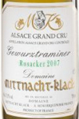 米特·克拉克酒莊羅賽格單一園瓊瑤漿干白葡萄酒(Domaine Mittnacht-Klack Gewurztraminer Rosacker, Alsace Grand Cru, France)