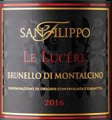 圣菲利波酒莊路西爾布魯奈羅紅葡萄酒(San Filippo Le Lucere Brunello di Montalcino DOCG, Tuscany, Italy)