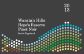 華特爾山希望系列黑皮諾干紅葡萄酒(Waratah Hills Hope's Reserve Pinot Noir, Gippsland, Australia)