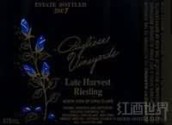 Pugliese Vineyards Late Harvest Riesling, New York North Fork of Long Island, USA