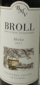 布羅爾山酒莊梅洛干紅葡萄酒(Broll Mountain Vineyards Merlot, Calaveras County, USA)