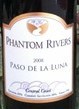 范頓河帕索露娜干紅葡萄酒(Phantom Rivers Paso de la Luna, Central Coast, USA)