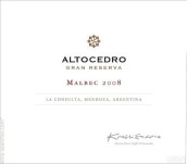 Altocedro Gran Reserva Malbec, Mendoza, Argentina