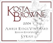 科斯塔布朗琥珀嶺園西拉干紅葡萄酒(Kosta Browne Amber Ridge Vineyard Syrah, Russian River Valley, USA)