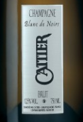 卡蒂埃白中黑極干型香檳(Champagne Cattier Blanc de Noirs Brut, Champagne, France)