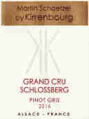 克恩堡斯伯格特級(jí)園灰皮諾白葡萄酒(Domaine Kirrenbourg Schlossberg Grand Cru Pinot Gris, Alsace Grand Cru, France)