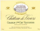 盧普紹萊維威恩斯沃克干白葡萄酒(Lupe Cholet Chateau de Viviers Vaucopin, Chablis Premier Cru, France)