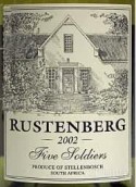 勒斯滕堡五名士兵霞多麗干白葡萄酒(Rustenberg Five Soldiers Chardonnay, Stellenbosch, South Africa)