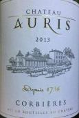 歐麗思城堡干白葡萄酒(Chateau Auris Blanc, Corbieres, France)