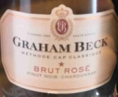 格雷厄姆?貝克酒莊傳統(tǒng)法極干型桃紅起泡酒(Graham Beck Brut Rose Methode Cap Classique, Robertson, South Africa)