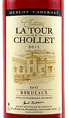 紹萊塔桃紅葡萄酒(Chateau La Tour de Chollet Rose, Sainte-Foy Bordeaux, France)