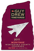 蓋伊·德魯酒莊梅里蒂奇干紅葡萄酒(Guy Drew Vineyards Meritage, Colorado, USA)