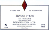 路西安·雅各布酒莊杜桑（伯恩一級園）干紅葡萄酒(Domaine Lucien Jacob Les Toussaints, Beaune Premier Cru, France)