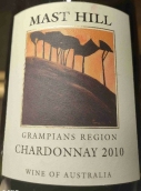 科爾山釀酒廠桅桿山霞多麗白葡萄酒(Mount Cole Wineworks Mast Hill Chardonnay, Grampians, Australia)