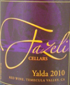 法澤利雅爾達干紅葡萄酒(Fazeli Cellars Yalda, Temecula Valley, USA)