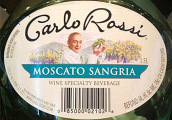 卡洛羅西莫斯卡托桑格利亞白葡萄酒(Carlo Rossi Moscato Sangria, California, USA)