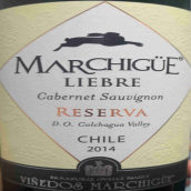 馬奇格珍藏赤霞珠紅葡萄酒(Marchigue Liebre Reserva Cabernet Sauvignon, Curico Valley, Chile)