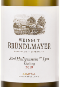 布德梅爾祖冰園天琴座雷司令白葡萄酒(Weingut Brundlmayer Rieg Heiligenstein Lyra Riesling, Niederosterreich, Austria)