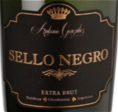 格蘭姆酒莊天使印痕特極干型起泡酒(Vinos Galan Sello Negro Extra Brut, Mendoza, Argentina)