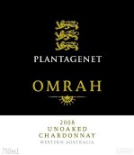 金雀花酒莊歐馬河霞多麗干白葡萄酒（Unoaked）(Plantagenet Omrah Unoaked Chardonnay, Western Australia)