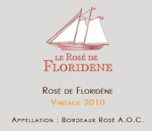 佛羅伊丹波爾多桃紅葡萄酒(Clos Floridene Bordeaux Rose AOC, Bordeaux, France)