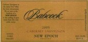 巴科克紀元珍藏赤霞珠干紅葡萄酒(Babcock Vineyards New Epoch Reserve Cabernet Sauvignon, Santa Ynez Valley, USA)