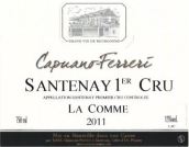 费雷里父子酒庄科美（桑特奈一级园）红葡萄酒(Domaine Capuano-Ferreri & Fils La Comme, Santenay 1er Cru, France)