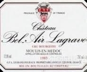 贝莱尔拉格拉沃酒庄红葡萄酒(Chateau Bel-Air Lagrave, Moulis-en-Medoc, France)