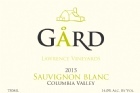 嘉德長相思干白葡萄酒(Gard Vintners Sauvignon Blanc, Columbia Valley, USA)