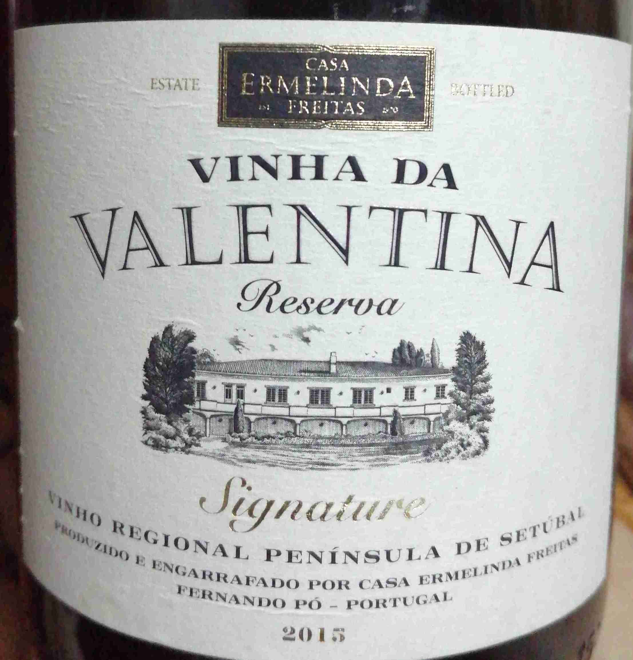 Casa Ermelinda Freitas Vinha da Valentina Peninsula Portugal-埃尔梅琳达·弗雷塔斯之家酒庄葡萄酒-价格-评价-中文名-红酒世界网 Signature Tinto, Reserva Setubal, de
